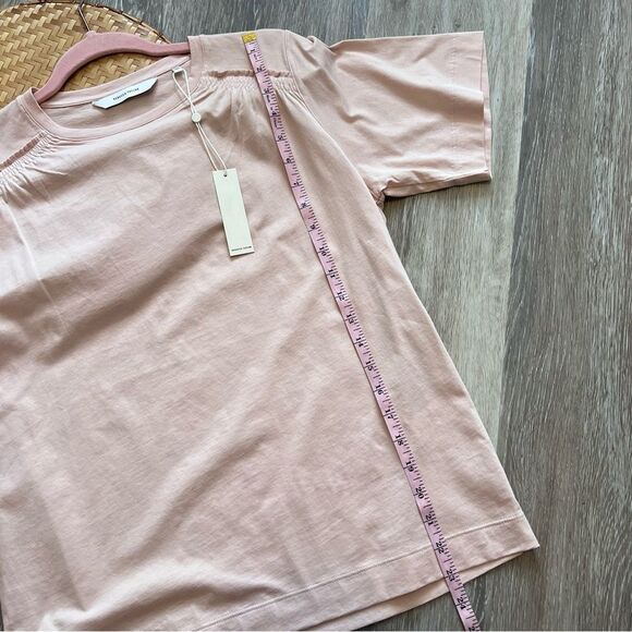Nwt Rebecca Taylor smocked Tee‎ in light pink - Picture 3 of 6